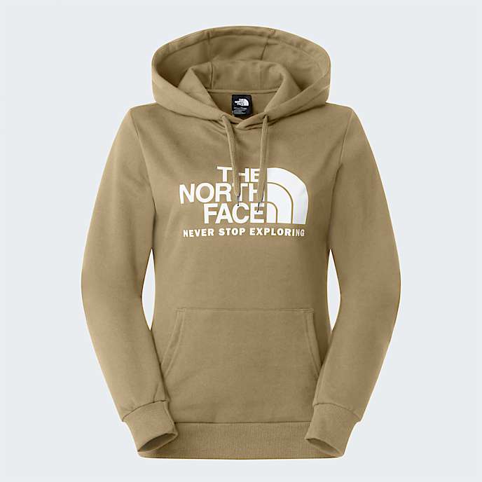 Felpa con cappuccio New Peak da donna TNF Khaki Stone HERO