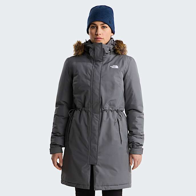 Parka Zaneck para mujer TNF Smoked Pearl HERO