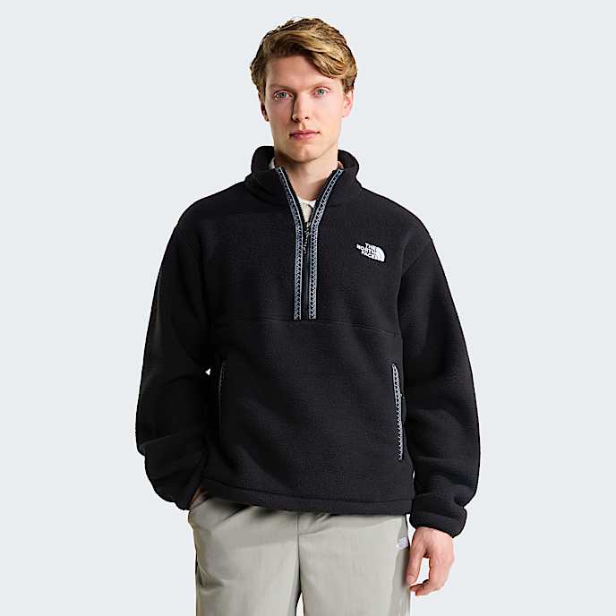 Mens TNF Fleeski 14 Zip Pullover Fleece TNF TNF BlackTNF Black HERO