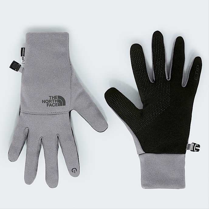 Womens Etip Gloves TNF TNF Medium Grey Heather HERO