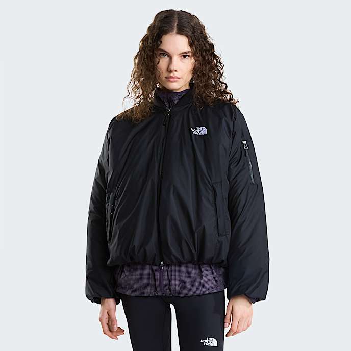 Womens Choqa Bomber Jacket TNF TNF Black HERO