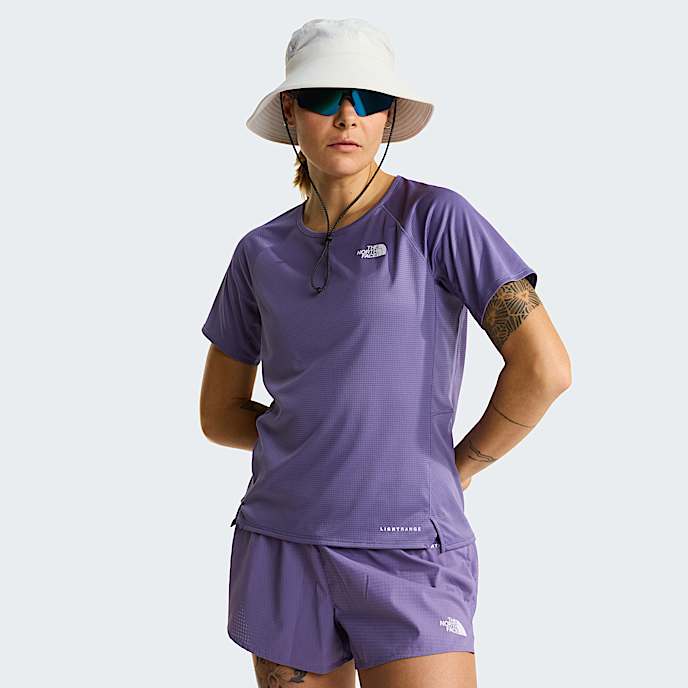 Sunriser TShirt W TNF Grounded Plum HERO