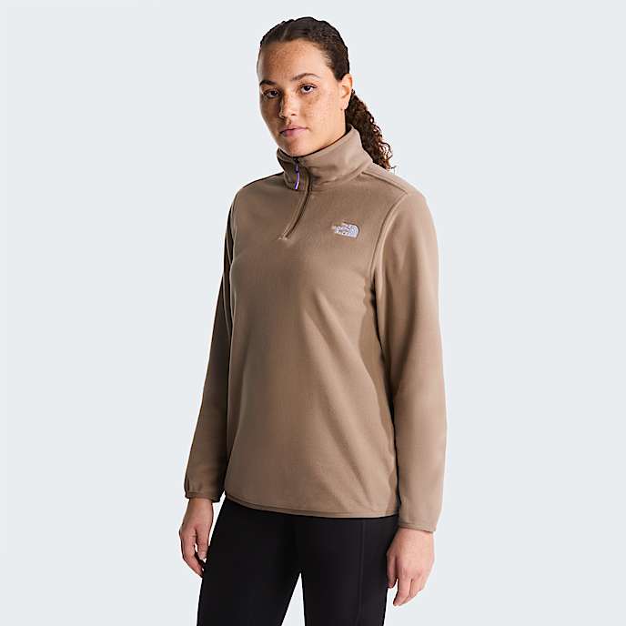 Pile Glacier con cerniera a 14 da donna TNF Garnet HERO