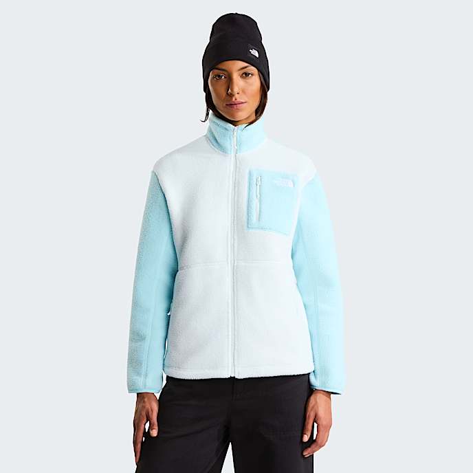 Giacca in pile Yumiori con cerniera integrale da donna TNF Pearl StoneGlacier HERO