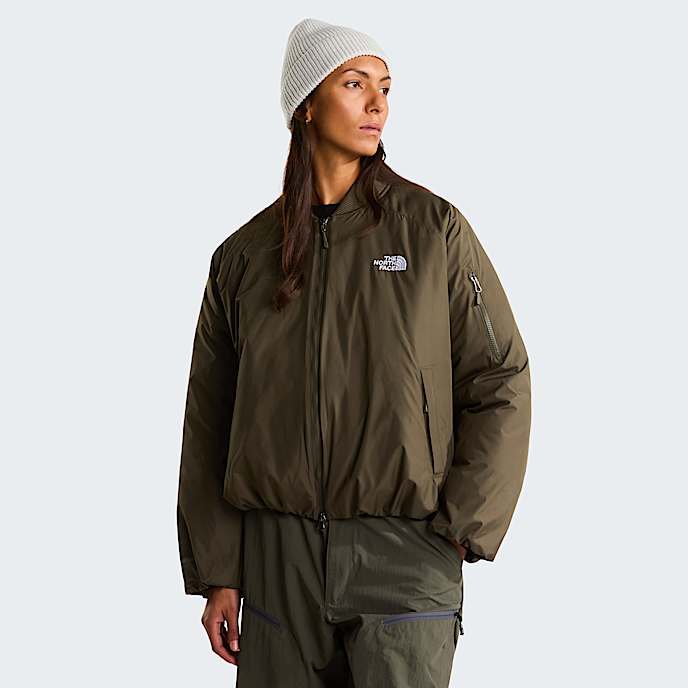 Choqa Bomberjacke fr Damen TNF New Taupe Green HERO