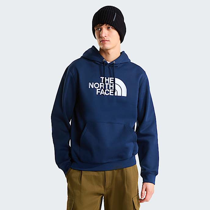 Sudadera recta con capucha TNF Essential Drew Peak para hombre TNF Summit Navy HERO