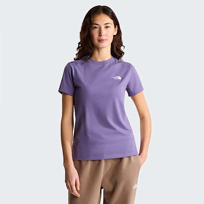 Tshirt Evolution Simple Dome Slim da donna TNF Grounded Plum HERO