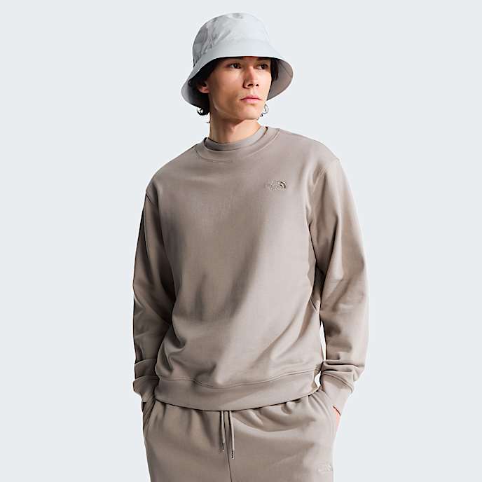 Felpa TNF Essential Terry Simple Dome Relaxed da uomo TNF Stone Slab HERO