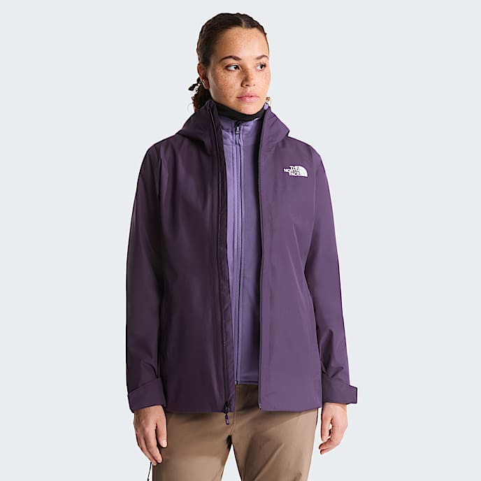 Womens Quest DryVent Triclimate 3In1 Jacket TNF Endless DuskGrounded Plum HERO