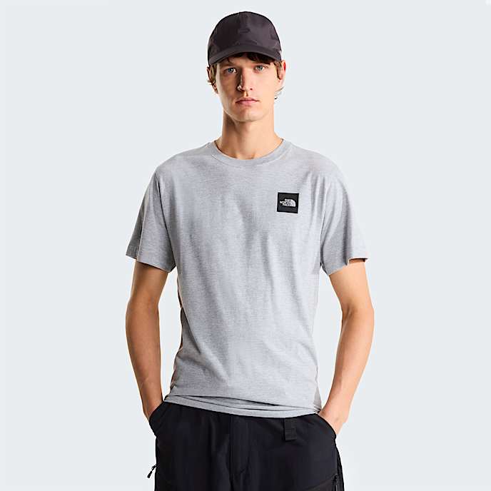 Mens Evolution Box Half Dome Regular TShirt TNF TNF Pale Grey Heather HERO