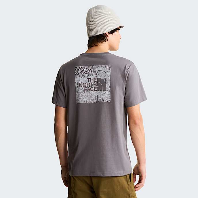Tshirt NSE Box Regular da uomo TNF Smoked Pearl HERO