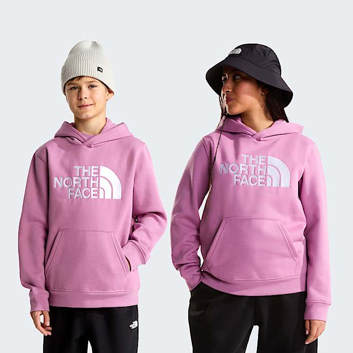 Teens TNF Essential Drew Peak Hoodie TNF Hushed Lavender HERO
