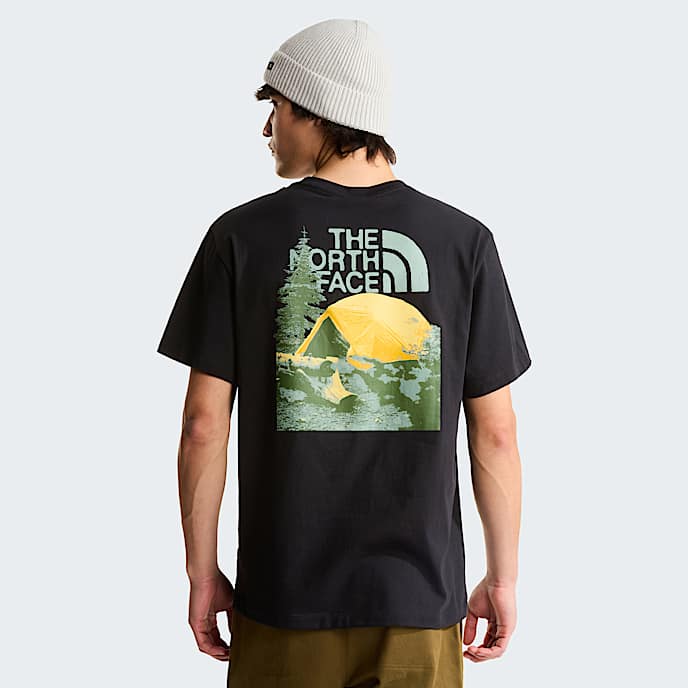 Mski luny Tshirt Pitch A Tent TNF TNF Black HERO