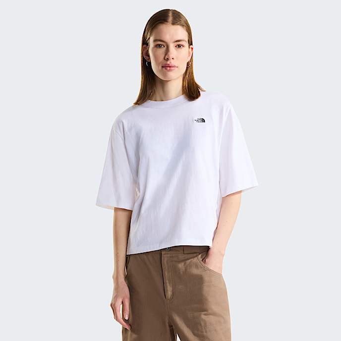 Tshirt TNF Essential Simple Dome Boxy Relaxed da donna TNF TNF White HERO