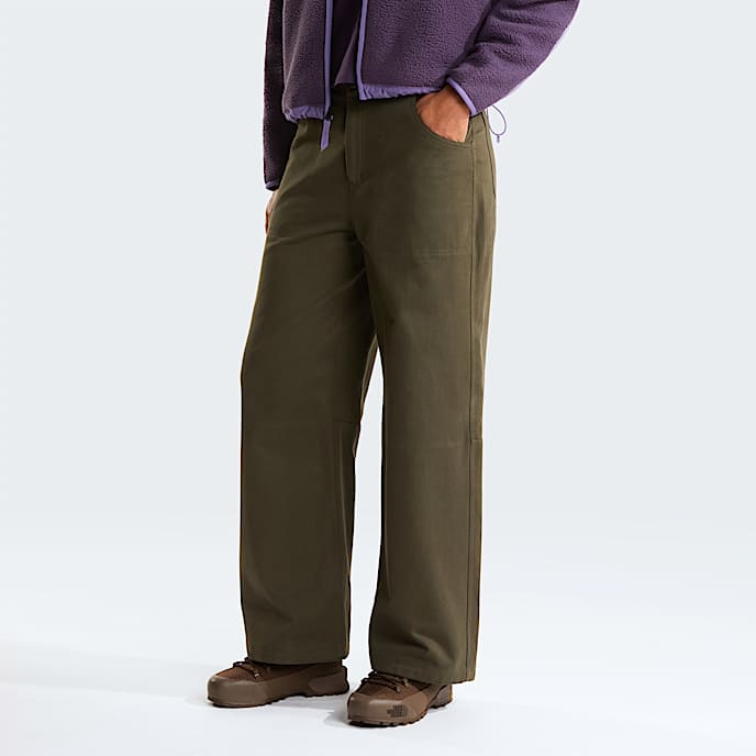 Pinecrest Wide Leg Trousers W TNF New Taupe Green HERO