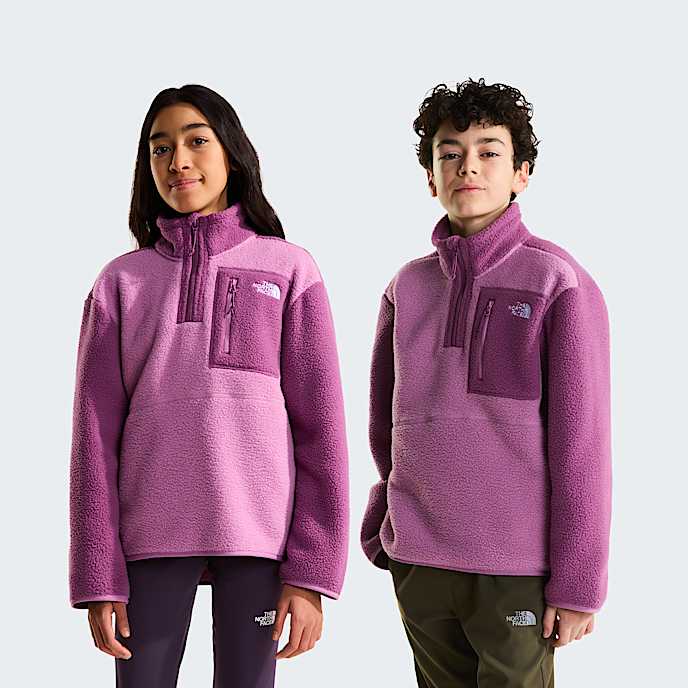 Polaire  col zipp Yumiori pour enfant TNF Hushed LavenderChroma Purple HERO