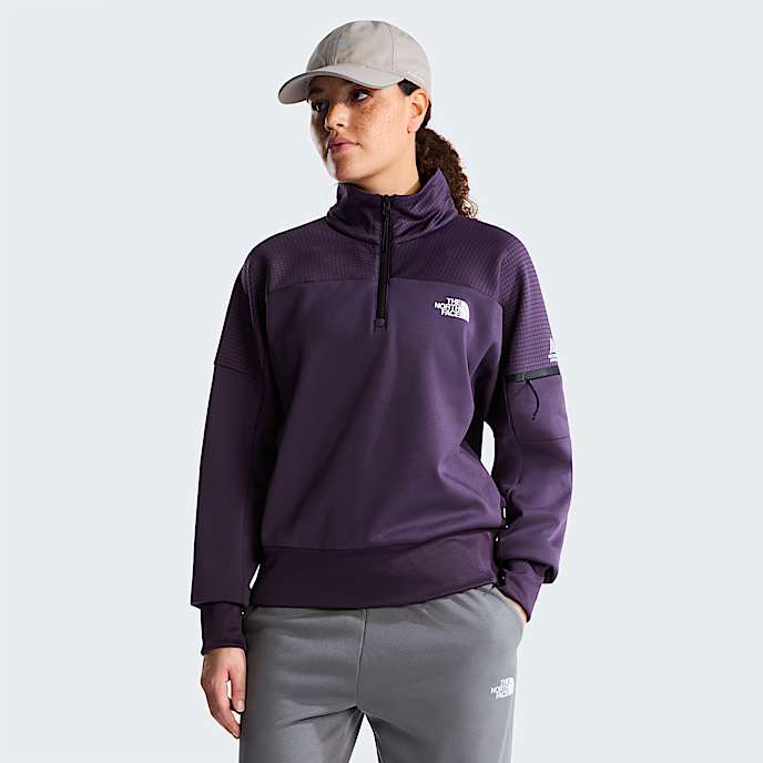 Womens Mountain Athletics 14 Zip Fleece 20 TNF Endless Dusk HERO