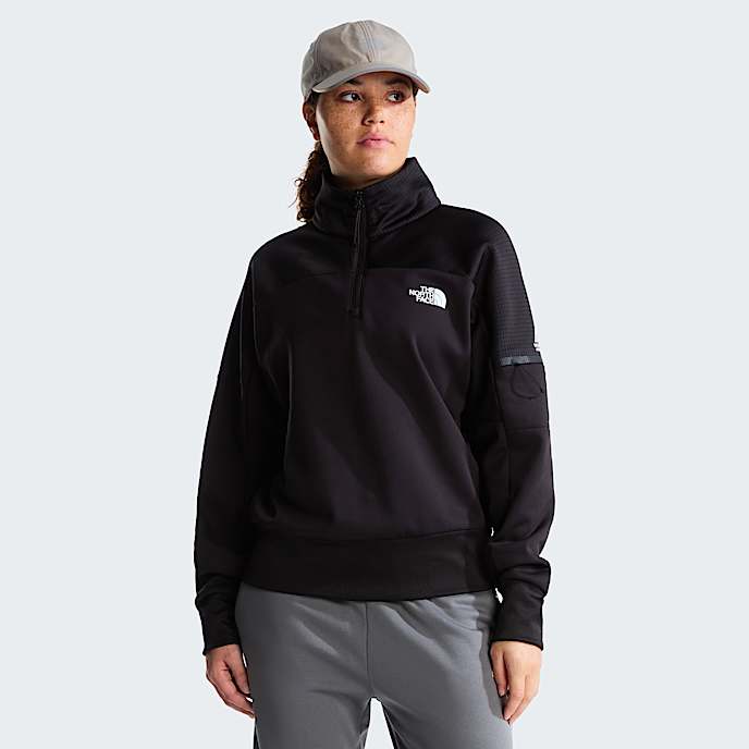 Damski polar z zamkiem o dugoci 14 Mountain Athletics 20 TNF TNF Black HERO