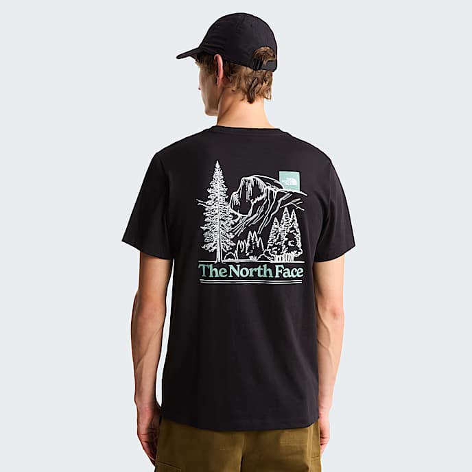 Tshirt Monte Regular con grafica da uomo TNF TNF Black HERO