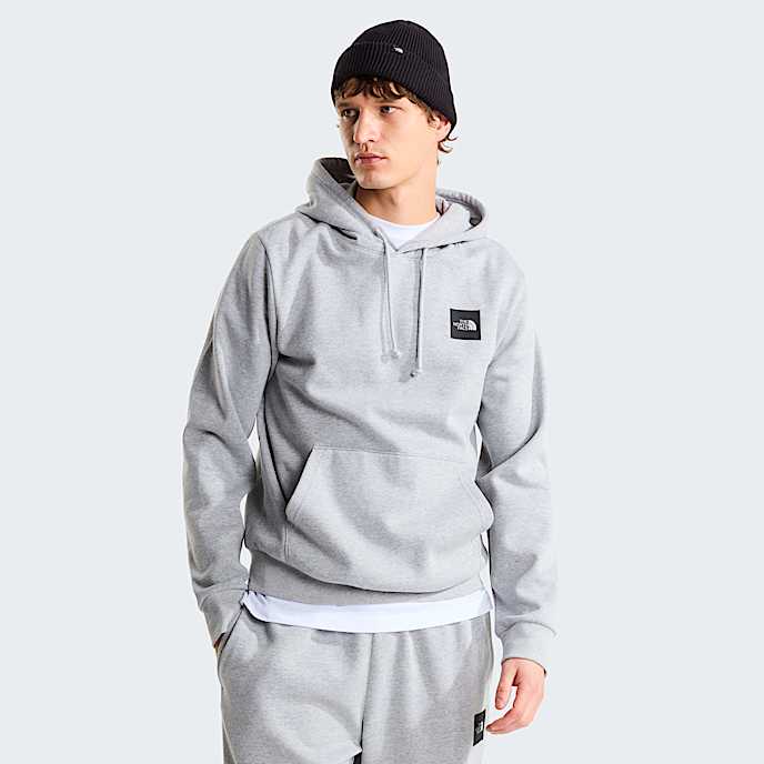 Mska bluza z kapturem o regularnym kroju Box Half Dome TNF TNF Pale Grey Heather HERO