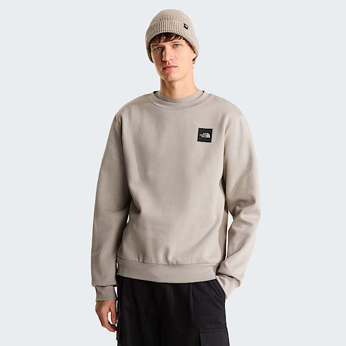 Felpa Box Half Dome Regular da uomo TNF Stone Slab HERO
