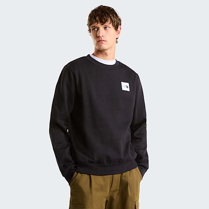 Felpa Box Half Dome Regular da uomo TNF TNF Black HERO