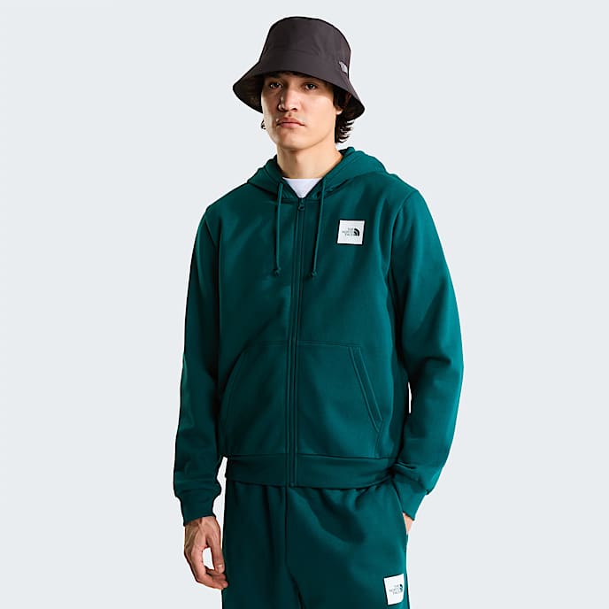 Felpa con cappuccio Box Half Dome Regular da uomo TNF Pacific Teal HERO