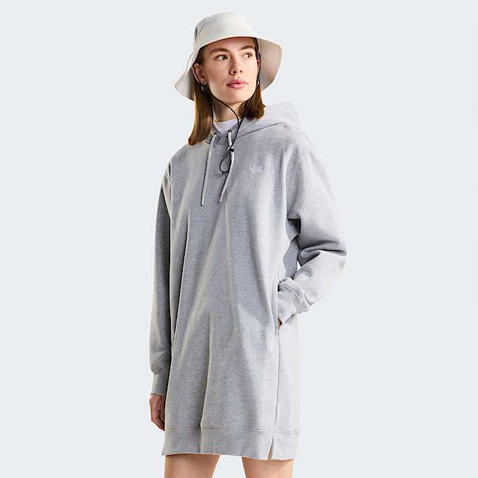 Abito con cappuccio Essential Simple Dome Relaxed da donna TNF TNF Pale Grey Heather HERO
