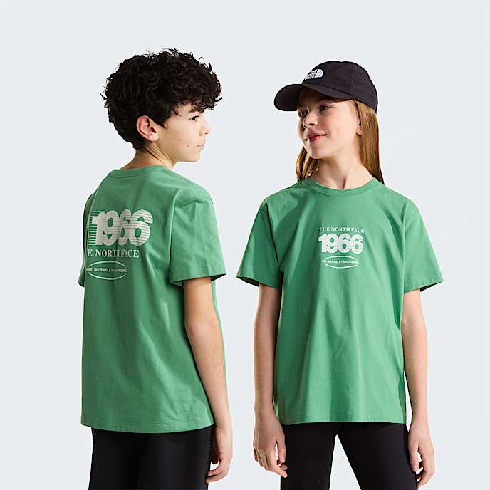 Modzieowy luny Tshirt z grafik Track TNF Dimmed Algae HERO