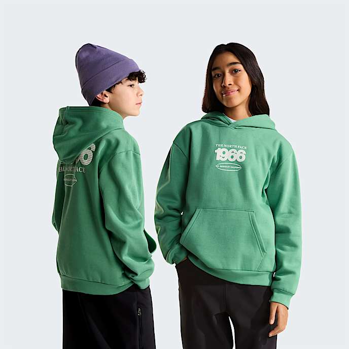 Sweat  capuche graphique dcontract Track pour enfant TNF Dimmed Algae HERO