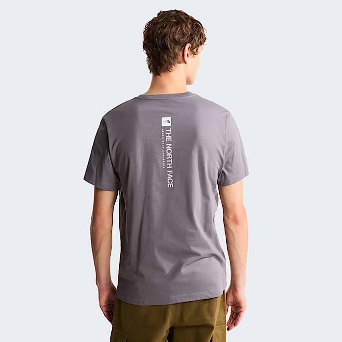 Tshirt Vertical Regular con grafica da uomo TNF Smoked Pearl HERO