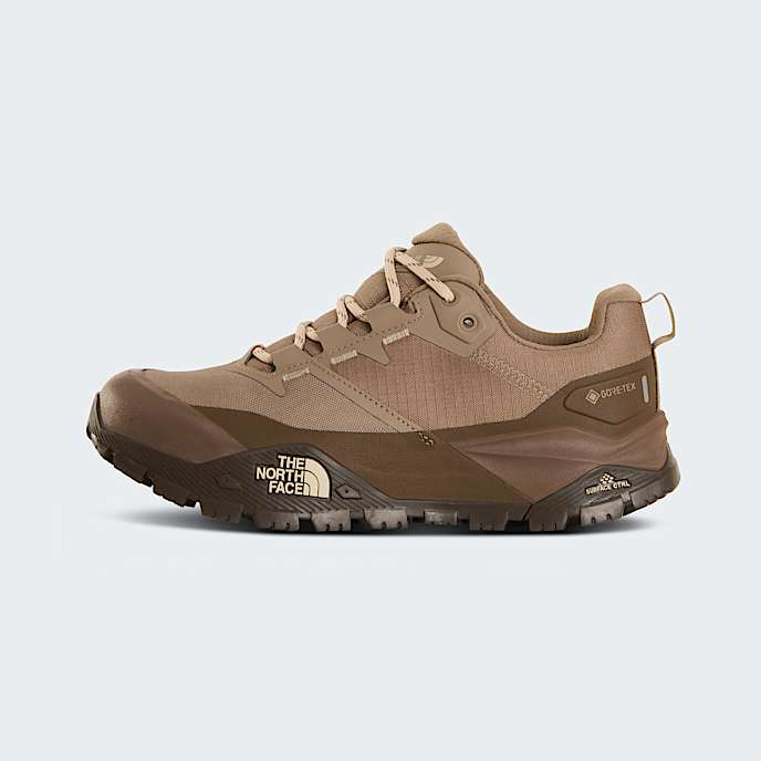 Womens Offtrail GORETEX Hiking Shoes TNF GarnetSmokey Brown HERO