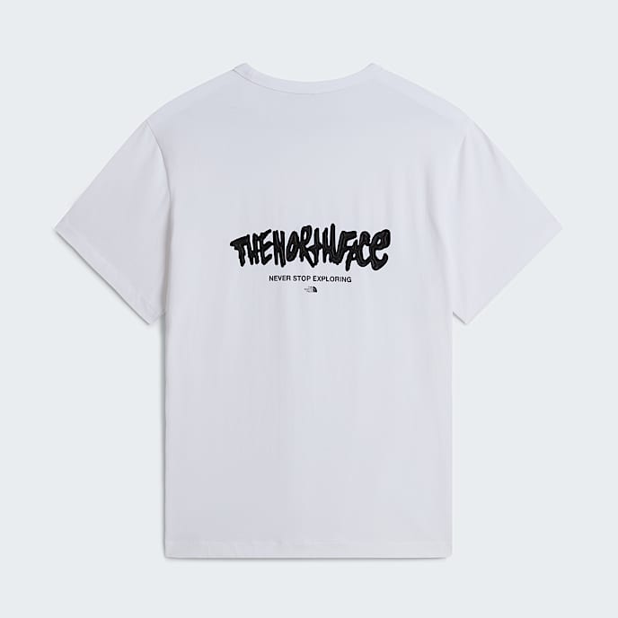 Unisex TNF Tag Logo Play TShirt mit lockerer Passform TNF TNF White HERO