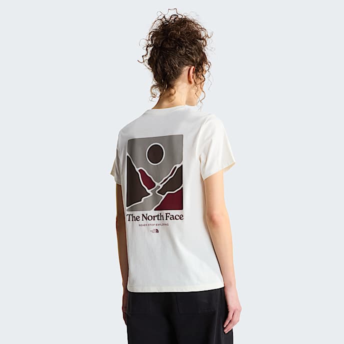 Tshirt Monte Regular con grafica da donna TNF White Dune HERO