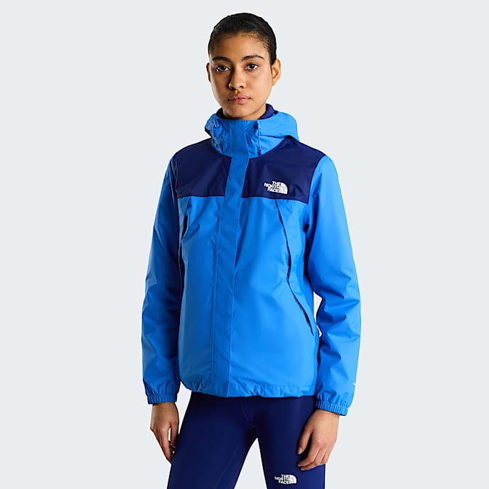 Womens Antora Rain Jacket TNF Active BlueBold Blue HERO