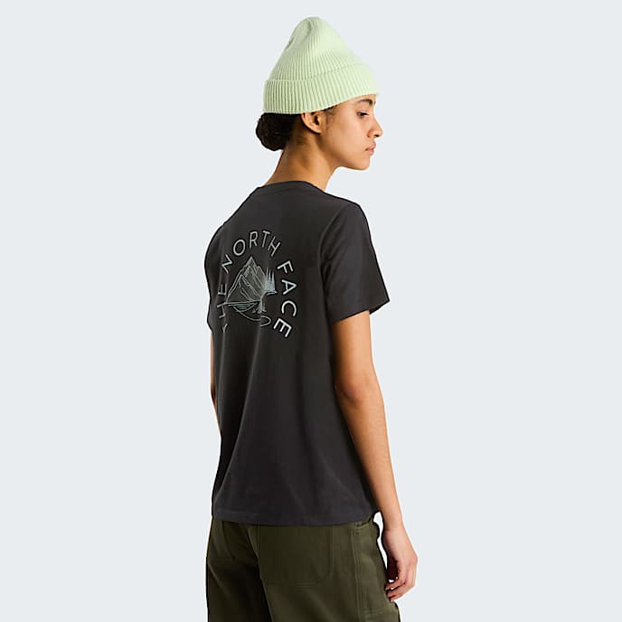 Camiseta recta Mountainscape para mujer TNF TNF Black HERO