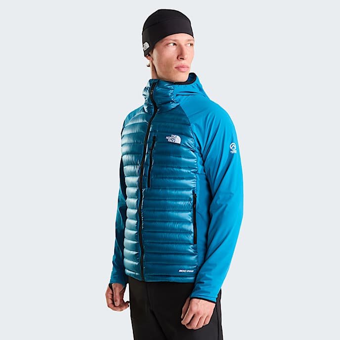 Mens Summit Breithorn Lightweight Hybrid Hooded Jacket TNF Dusk Blue HERO