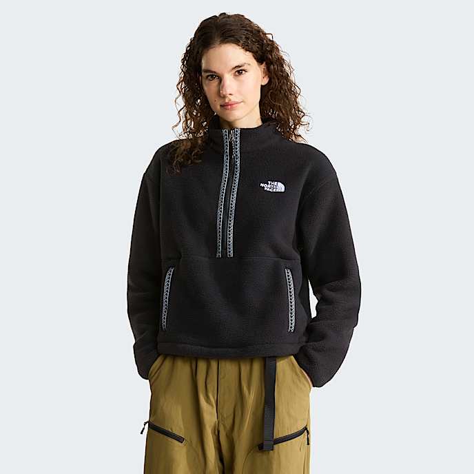 Forro polar con cremallera de 14 TNF Fleeski para mujer TNF TNF BlackTNF Black HERO