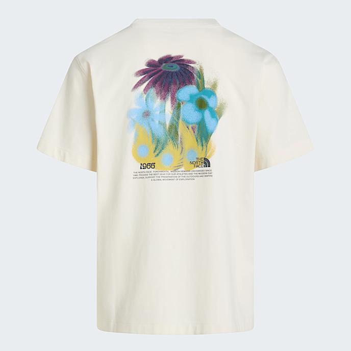 Unisex 1966 Flora Relaxed Graphic TShirt TNF White Dune HERO