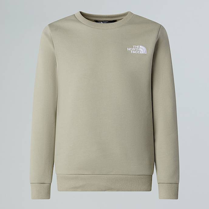 Felpa girocollo per ragazzi TNF Clay Grey HERO