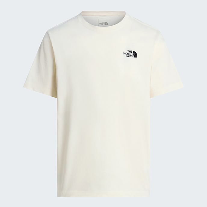 Mens Sketch Box Regular TShirt TNF White Dune HERO