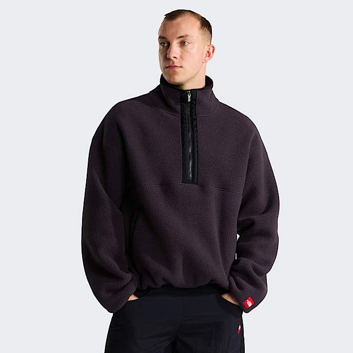 Pile Red Box con mezza cerniera unisex TNF Obsidian HERO