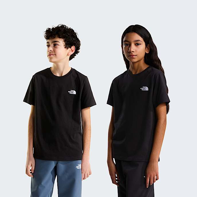Evolution Simple Dome TShirt voor tieners TNF TNF Black HERO