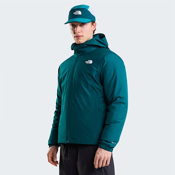 Mens Quest DryVent Jacket TNF Pacific Teal HERO