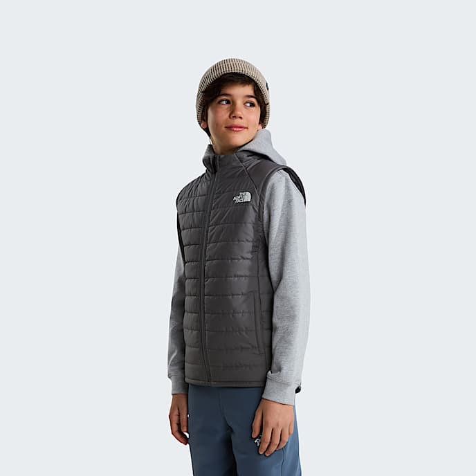 Gilet sintetico Never Stop da ragazzo TNF Smoked Pearl HERO