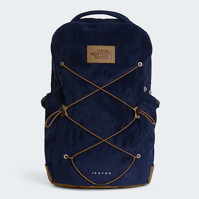 Jester Pro Backpack TNF Summit NavyLeather Brown HERO