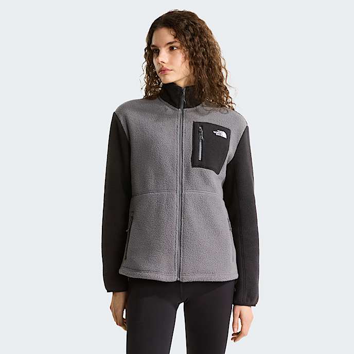Giacca in pile Yumiori con cerniera integrale da donna TNF Smoked PearlTNF Black HERO