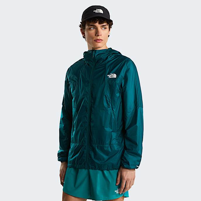 Mens Ridgelite FUTUREFLEECE Wind Jacket TNF Pacific Teal HERO
