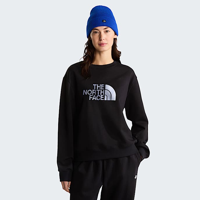 Felpa TNF Essential Terry Simple Dome Relaxed da donna TNF TNF Black HERO