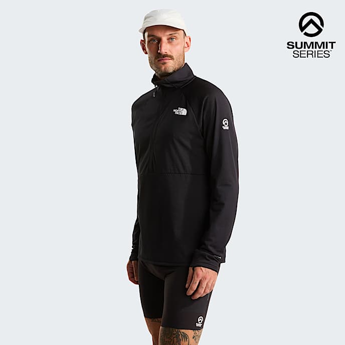 Mens Summit Series FUTUREFLEECE Lightweight Jacket TNF TNF BlackNPF HERO